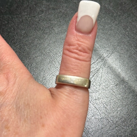 Sterling Silver Ring Size 10 Unisex Vintage 90s - Picture 3 of 5